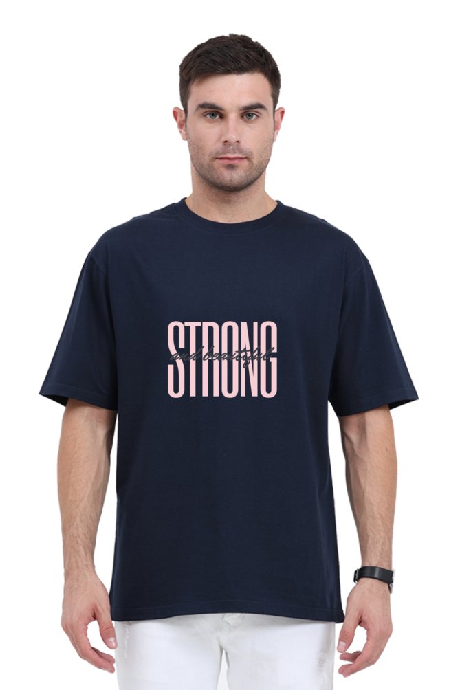 Oversized T Shirts Strong & Beautiful Oversized T Shirt For Men-OVERSIZED T SHIRTS-The Sanctum