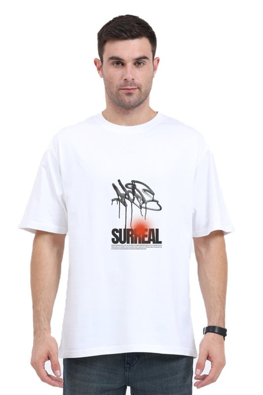 Oversized T Shirts Surreal Oversized T Shirts White-OVERSIZED T SHIRTS-The Sanctum