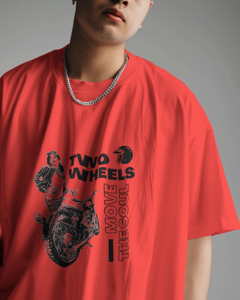 Oversized T Shirts Two Wheels Oversized T Shirts Anime-OVERSIZED T SHIRTS-The Sanctum