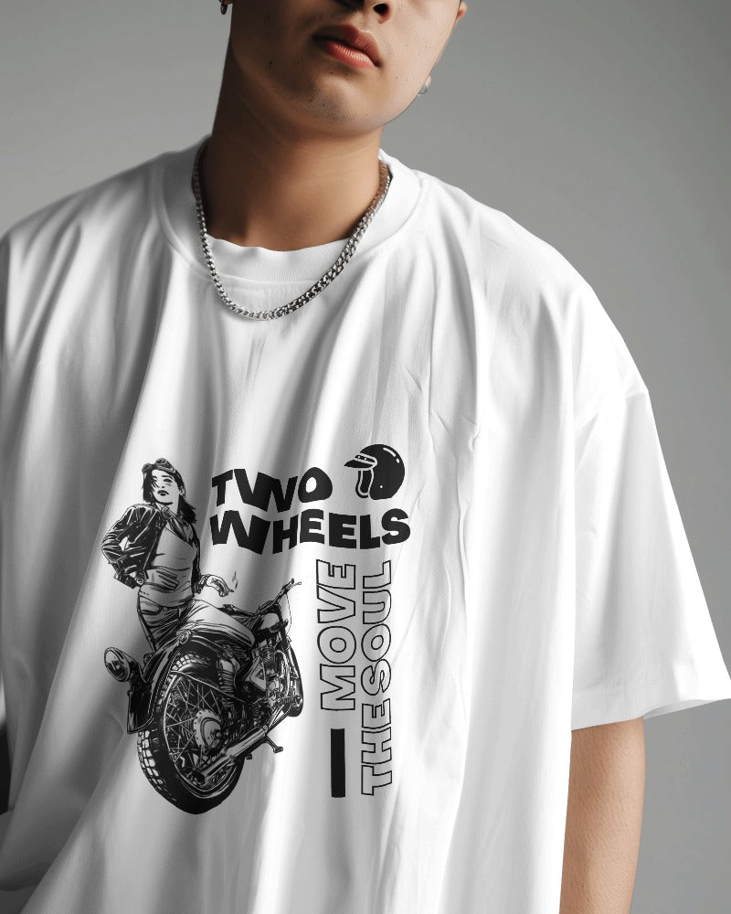 Oversized T Shirts Two Wheels Oversized T Shirts Anime-OVERSIZED T SHIRTS-The Sanctum