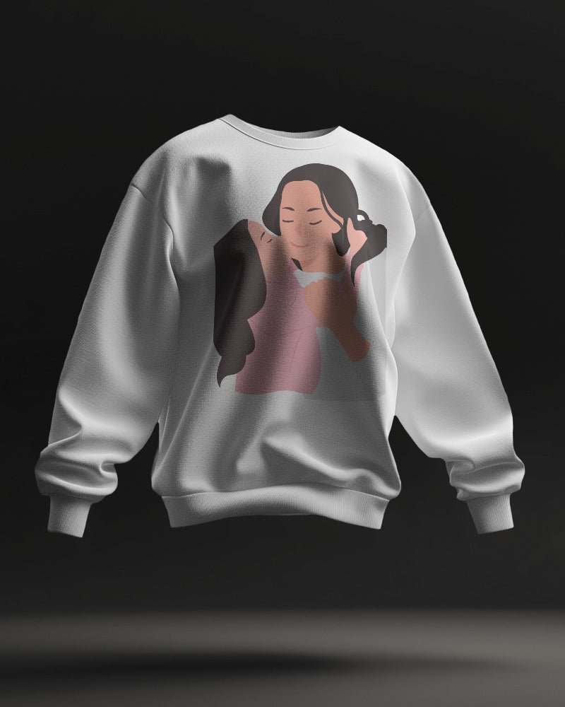 sweatshirts for women mom and daughter sweatshirts for women white