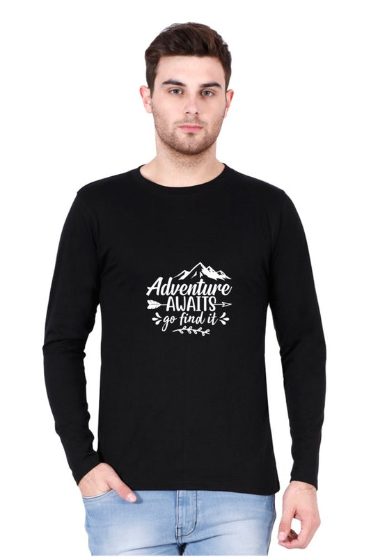 Printed Full Sleeve T Shirts Adventure Printed Full Sleeve TShirts