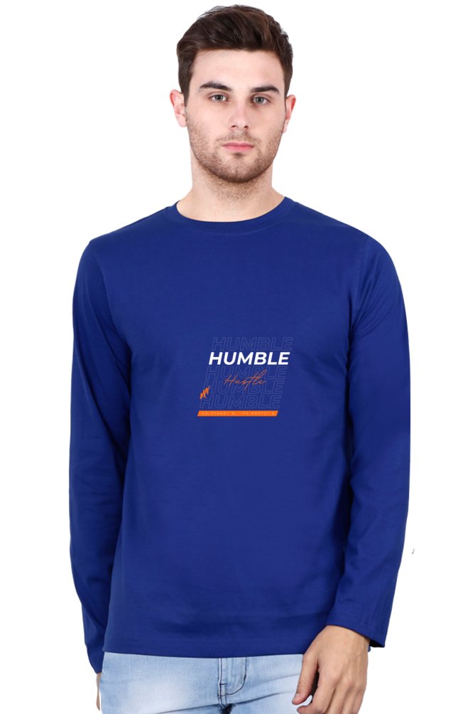 Printed Full Sleeve T Shirts Humble Full Sleeve Printed Shirt-FULL SLEEVE T SHIRTS-The Sanctum