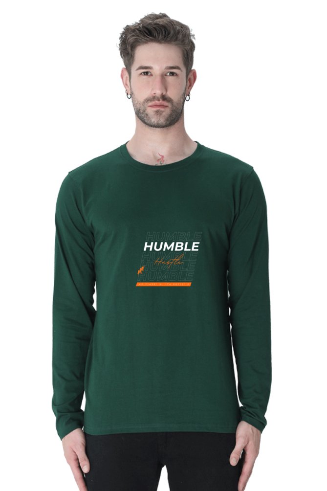 Printed Full Sleeve T Shirts Humble Full Sleeve Printed Shirt-FULL SLEEVE T SHIRTS-The Sanctum