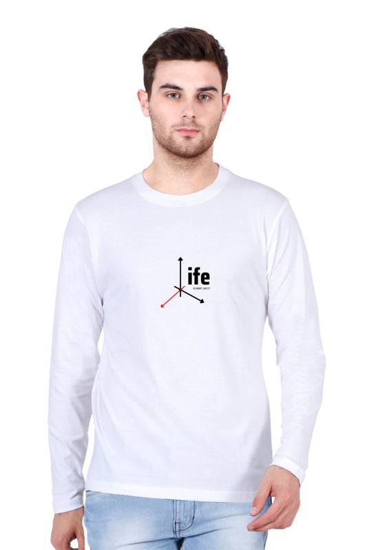 Printed Full Sleeve T Shirts Life Printed Full Sleeve TShirts-FULL SLEEVE T SHIRTS-The Sanctum