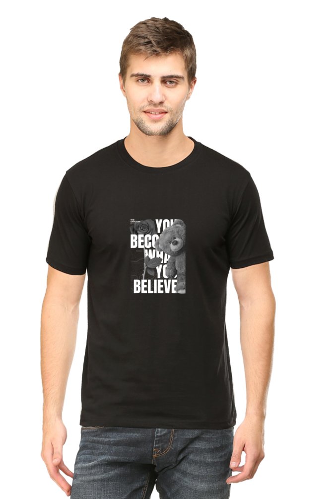 Printed T Shirts for Men Because You Believe Print To t Shirt