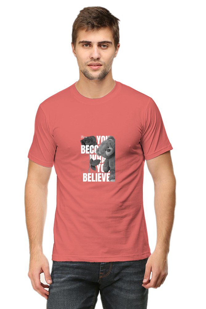 Printed T Shirts for Men Because You Believe Print To t Shirt