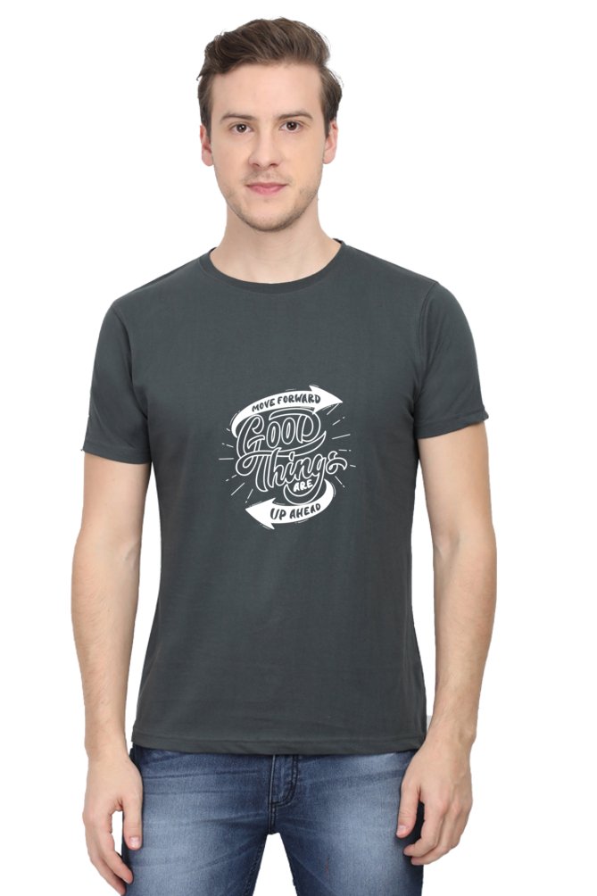 Printed T Shirts for Men Good Things Printed t-Shirts Black