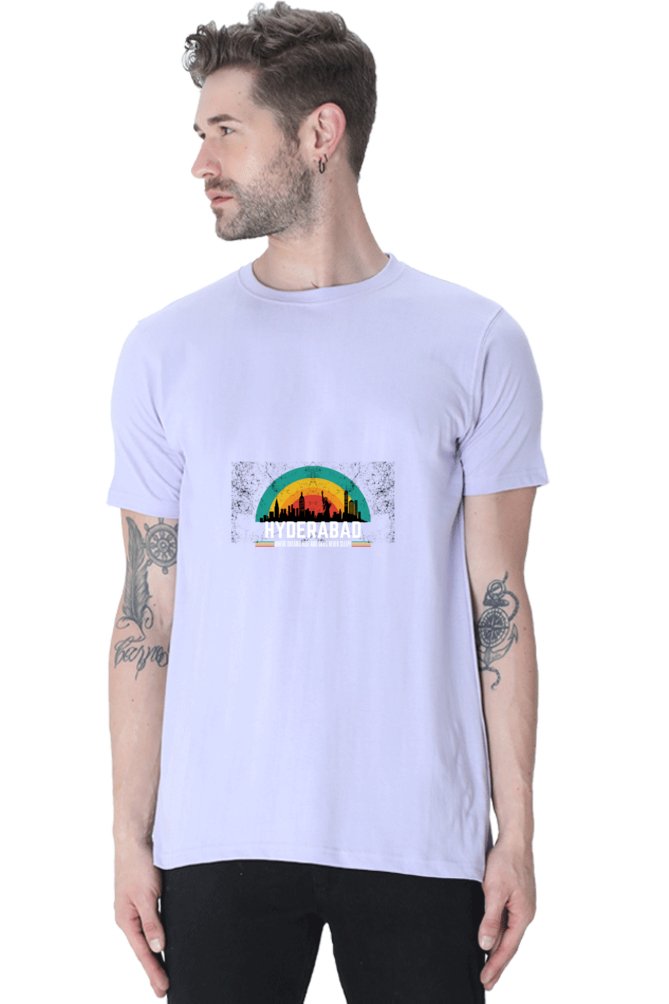 Printed T Shirts For Men Hyderabad Rainbow Graphic Shirts Mens-T SHIRTS-The Sanctum