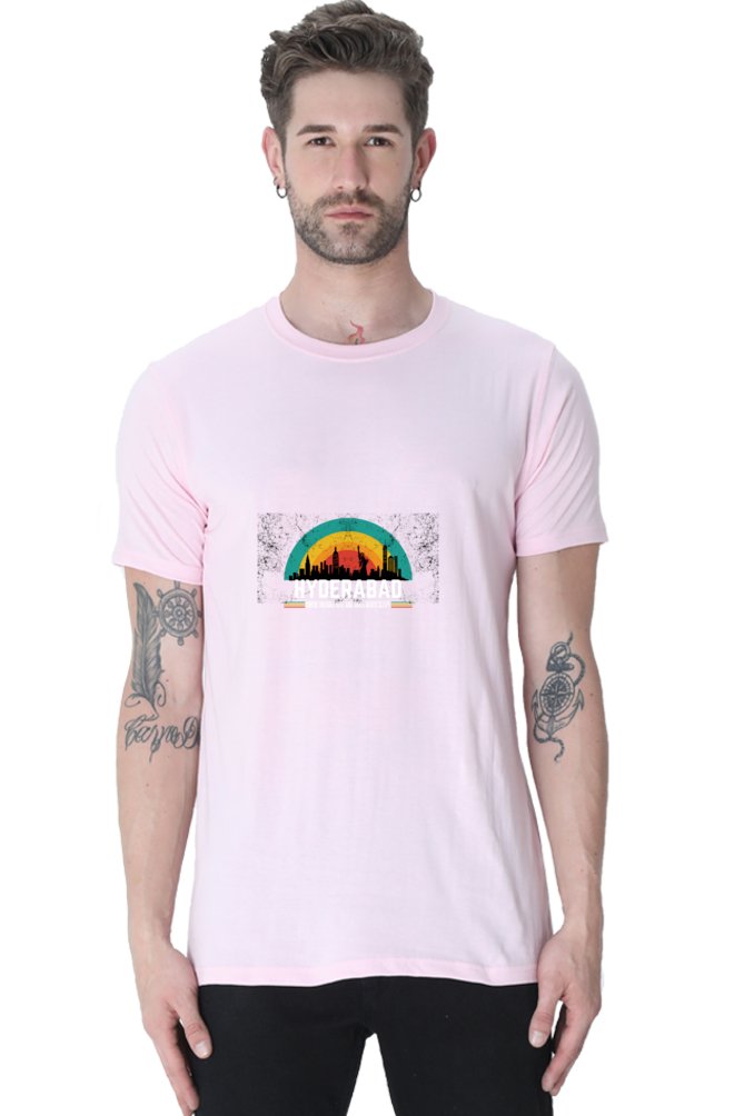 Printed T Shirts For Men Hyderabad Rainbow Graphic Shirts Mens-T SHIRTS-The Sanctum