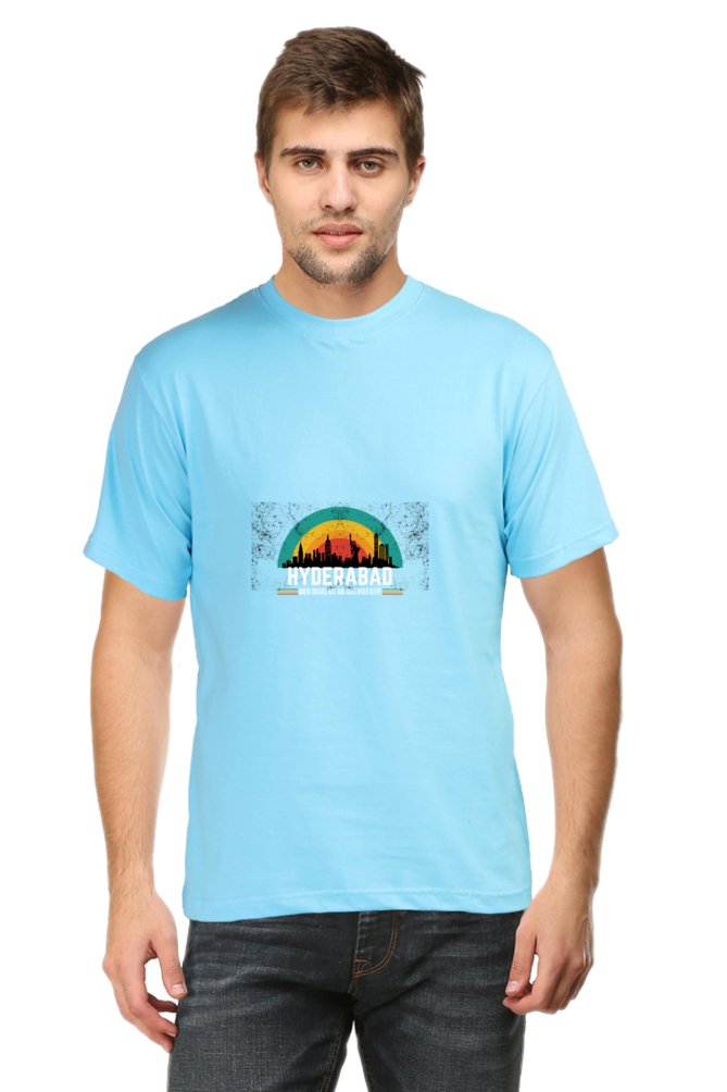 Printed T Shirts For Men Hyderabad Rainbow Graphic Shirts Mens-T SHIRTS-The Sanctum