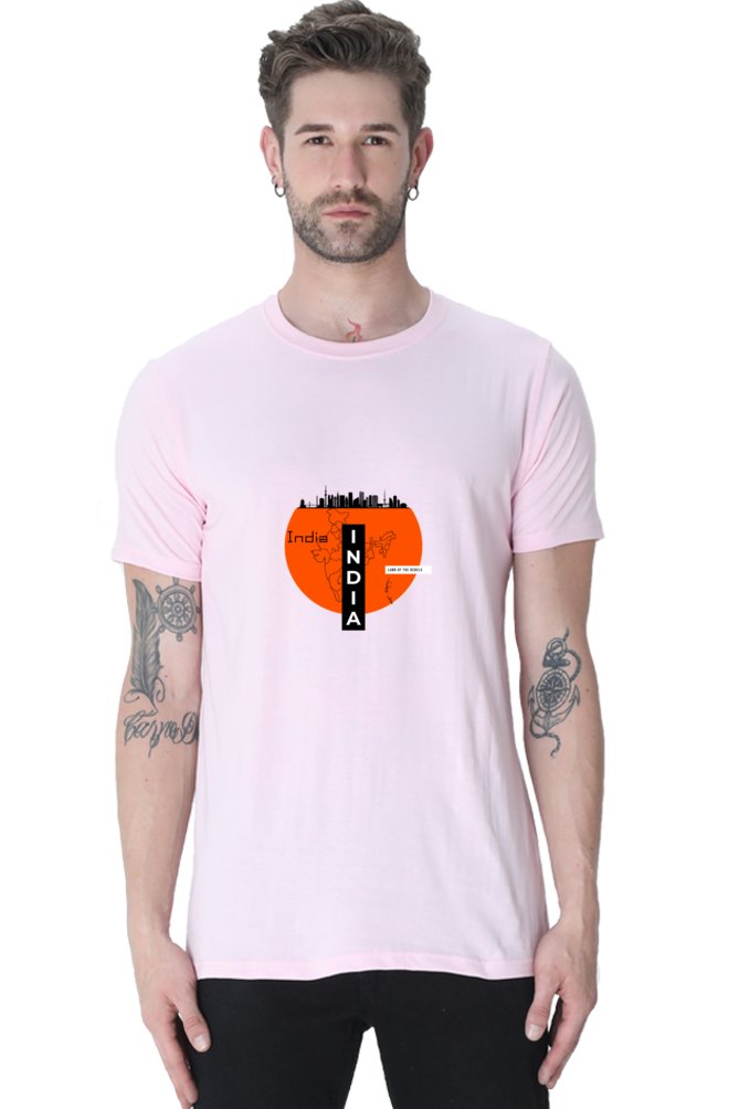 Printed t Shirts For Men India Map Printed T-Shirts Men-T SHIRTS-The Sanctum