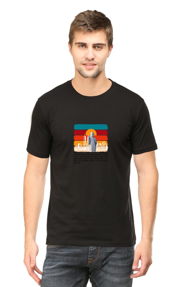 Printed T Shirts For Men Peaceful Hyderabad Print to T Shirt-T SHIRTS-The Sanctum