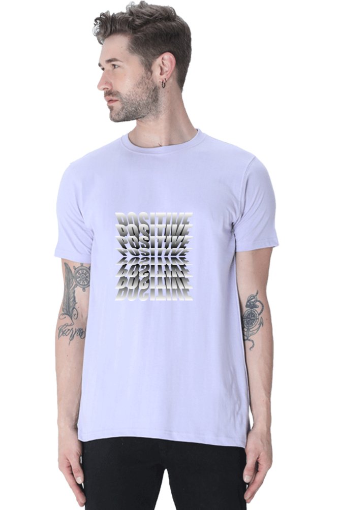 Printed T Shirts for Men Positive Printed T Shirts Men-T SHIRTS-The Sanctum