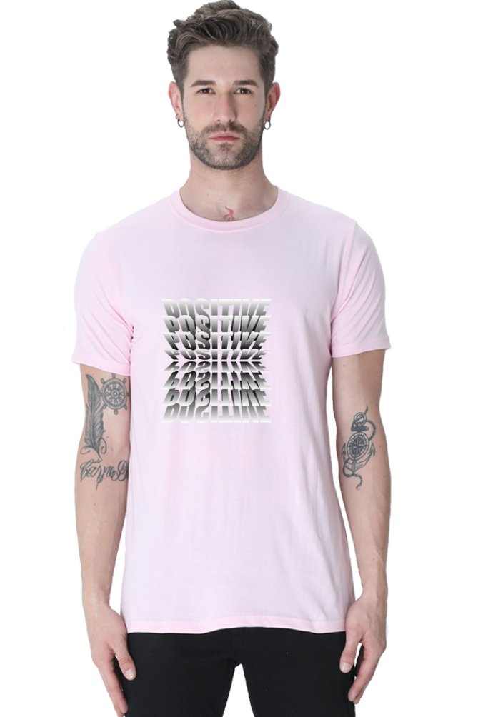 Printed T Shirts for Men Positive Printed T Shirts Men-T SHIRTS-The Sanctum