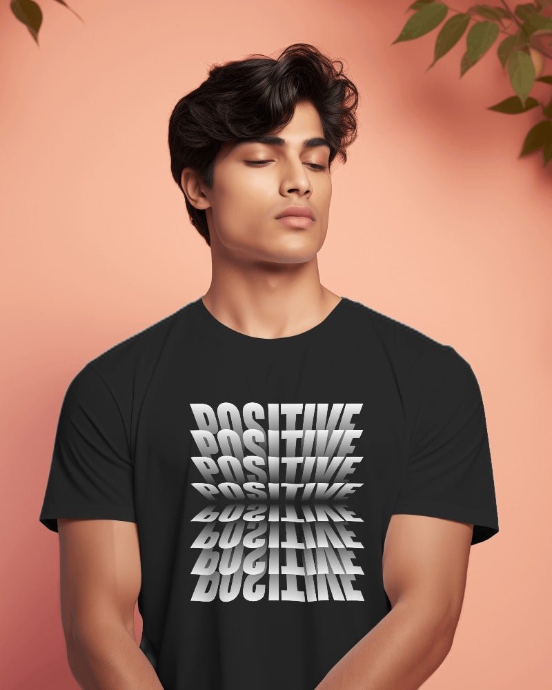 Printed T Shirts for Men Positive Printed T Shirts Men-T SHIRTS-The Sanctum