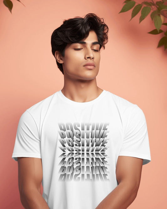 Printed T Shirts for Men Positive Printed T Shirts Men-T SHIRTS-The Sanctum