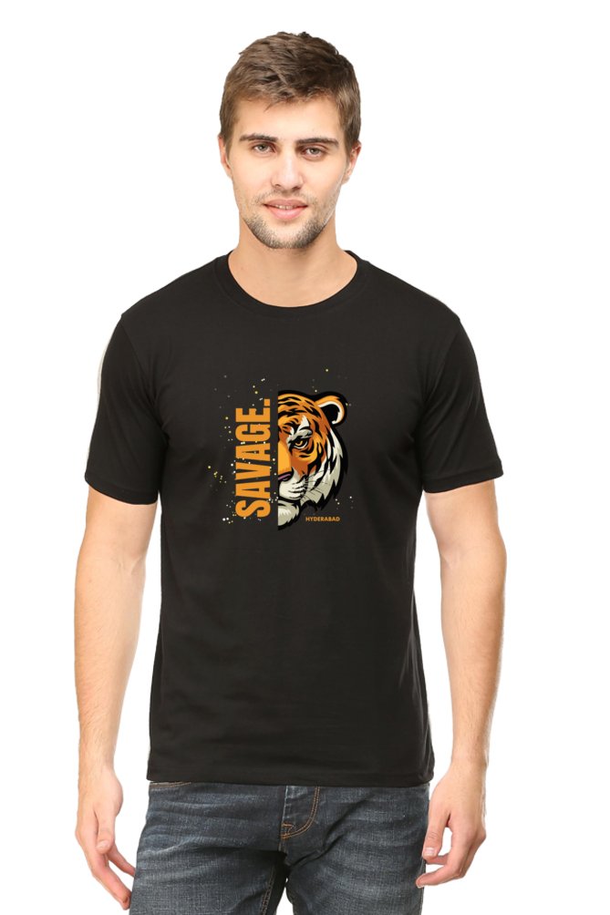 Printed t Shirts For Men Savage Printed t Shirts Men-T SHIRTS-The Sanctum