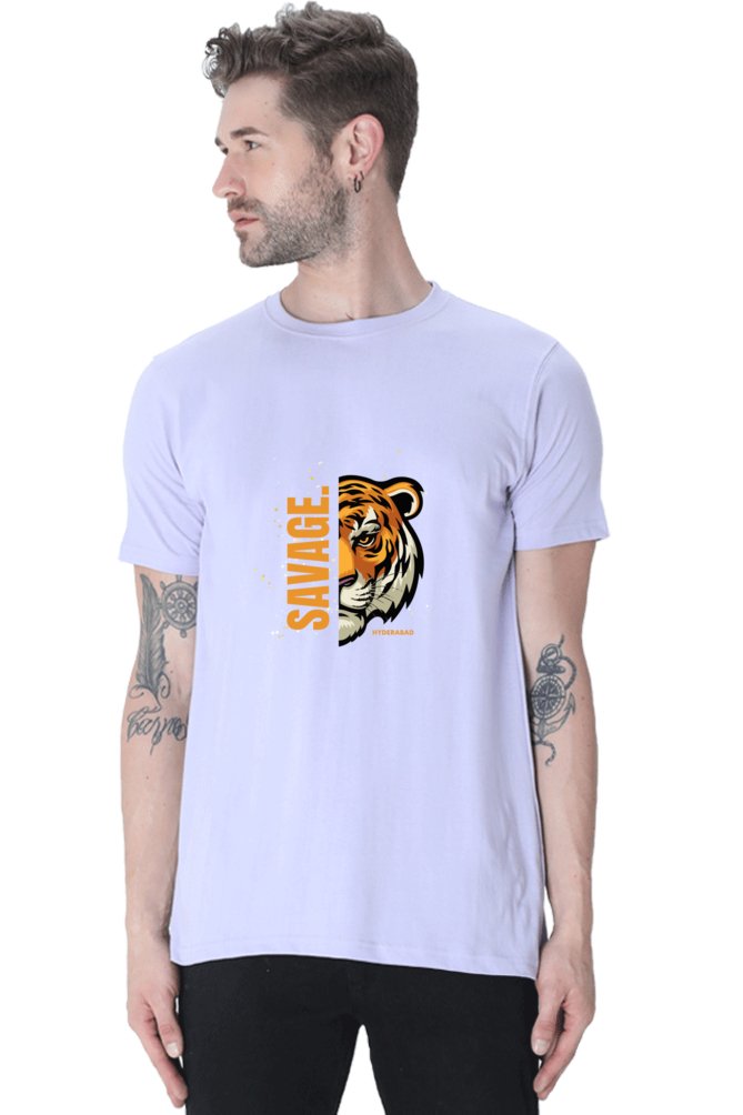 Printed t Shirts For Men Savage Printed t Shirts Men-T SHIRTS-The Sanctum