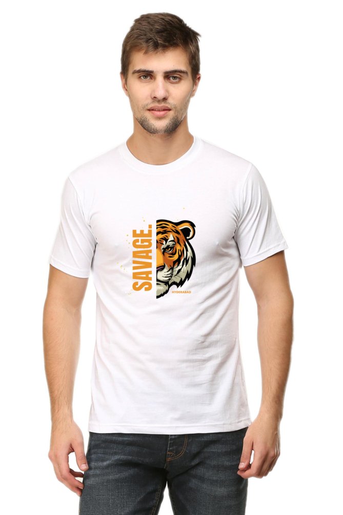 Printed t Shirts For Men Savage Printed t Shirts Men-T SHIRTS-The Sanctum