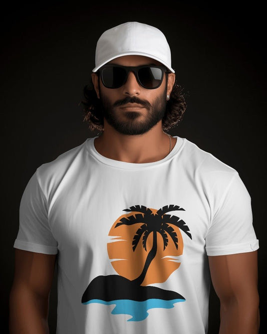 Printed T Shirts for Men Summer Time Printed t-Shirts Customised-T SHIRTS-The Sanctum