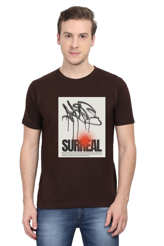 Printed T Shirts for Men Surreal Printed t-Shirts Black