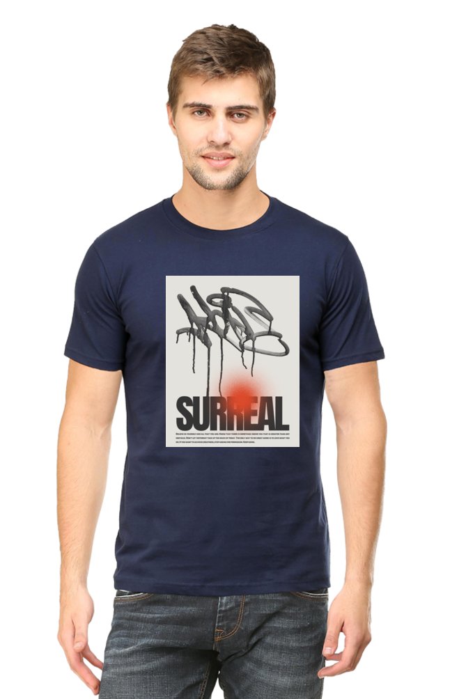 Printed T Shirts for Men Surreal Printed t-Shirts Black