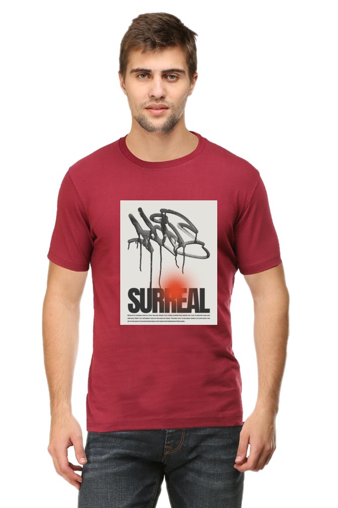 Printed T Shirts for Men Surreal Printed t-Shirts Black