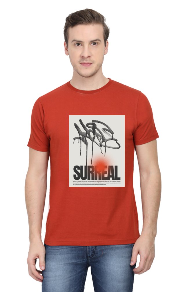 Printed T Shirts for Men Surreal Printed t-Shirts Black