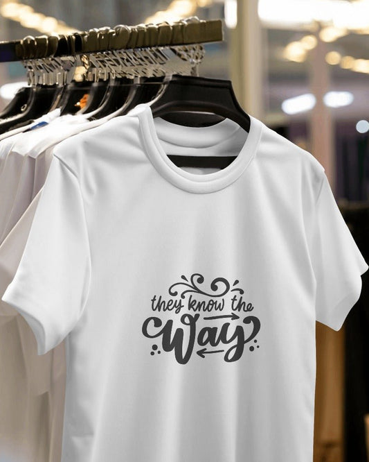 Printed T Shirts for Men They Know Way Printed T shirts With Quotes-T SHIRTS-The Sanctum