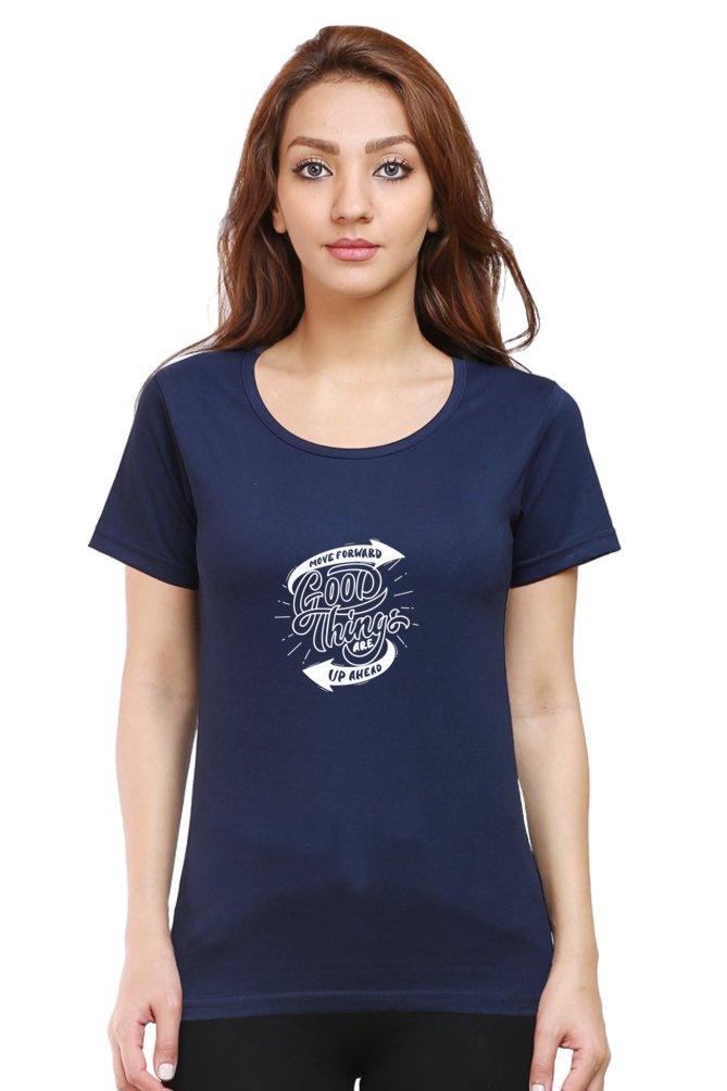 Printed t shirts For Women Good Things Printed t Shirts With Quotes-The Sanctum-The Sanctum