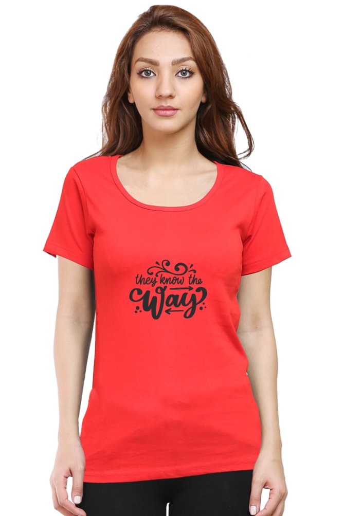 Printed T Shirts For Women They Know Way Printed T Shirts Customised-The Sanctum-The Sanctum