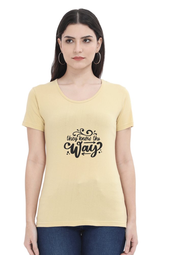 Printed T Shirts For Women They Know Way Printed T Shirts Customised-The Sanctum-The Sanctum