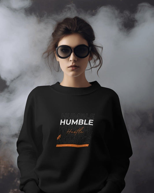 Sweatshirts For Women Humble Round Neck Sweatshirt Women's-SWEATSHIRTS FOR WOMEN-The Sanctum