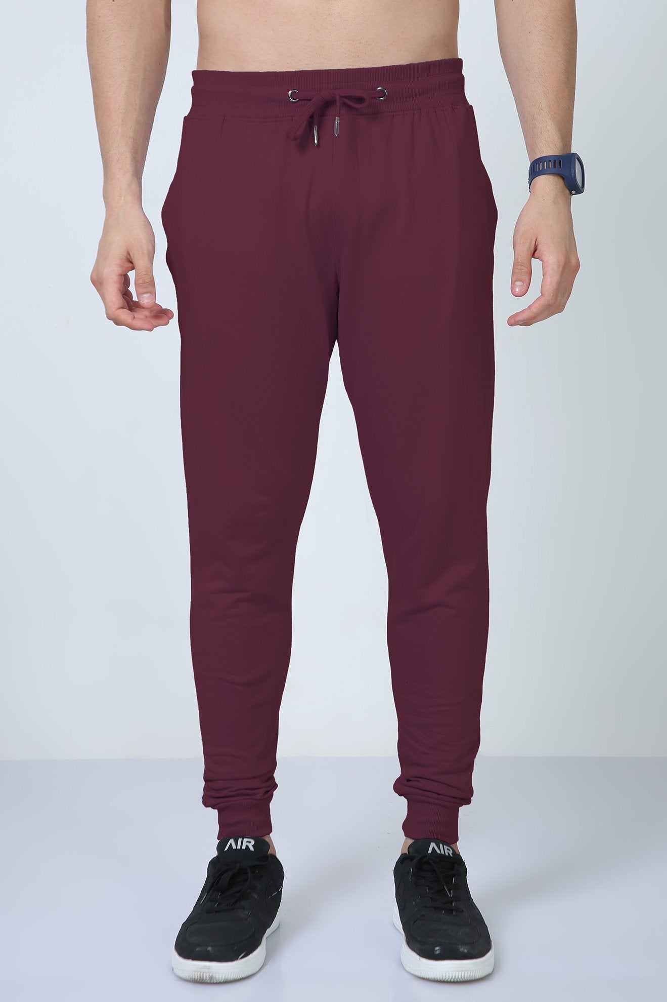 Track Pants Maroon eco friendly and ethically sourced jogger pants