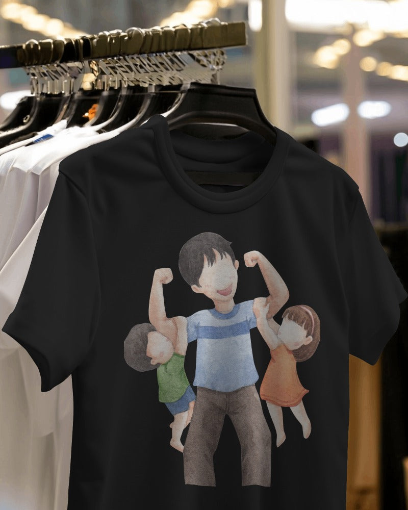 Oversized T Shirt For Women dad daughter son Oversized T Shirts Anime