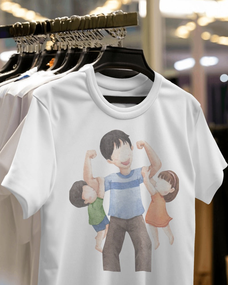 Oversized T Shirt For Women dad daughter son Oversized T Shirts Anime