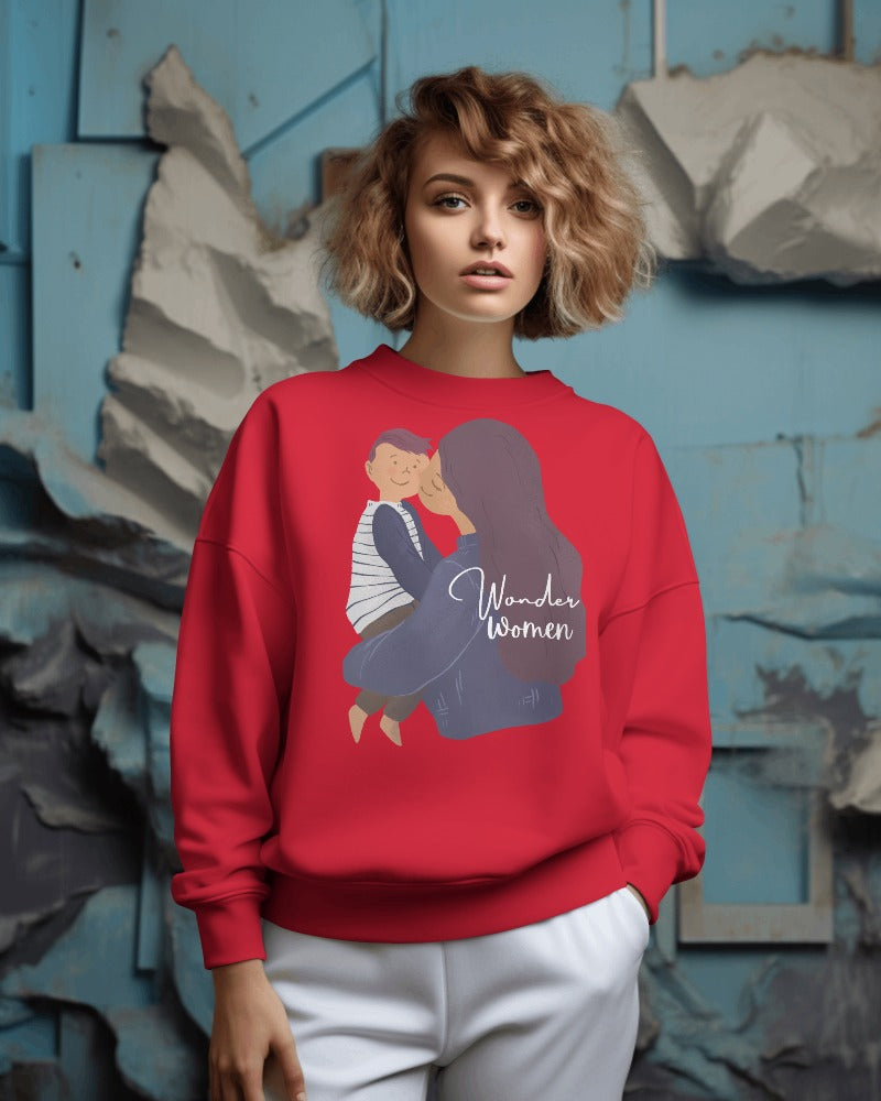 sweatshirts for women wonder women womens sweatshirts red